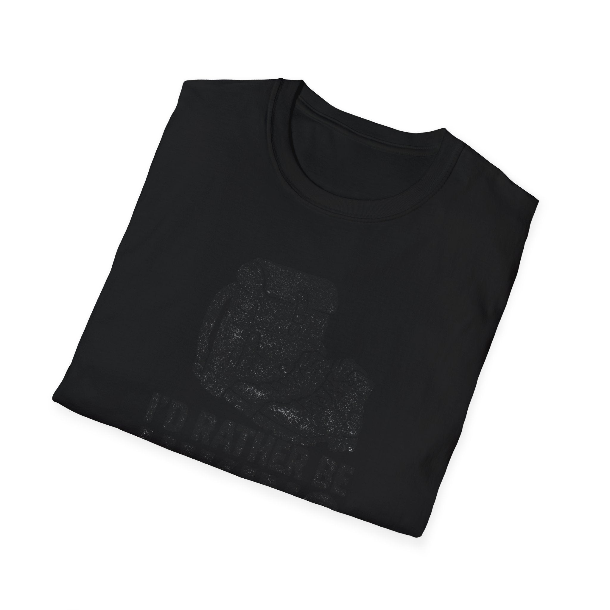 Glittery Backpack Silhouette T-Shirt