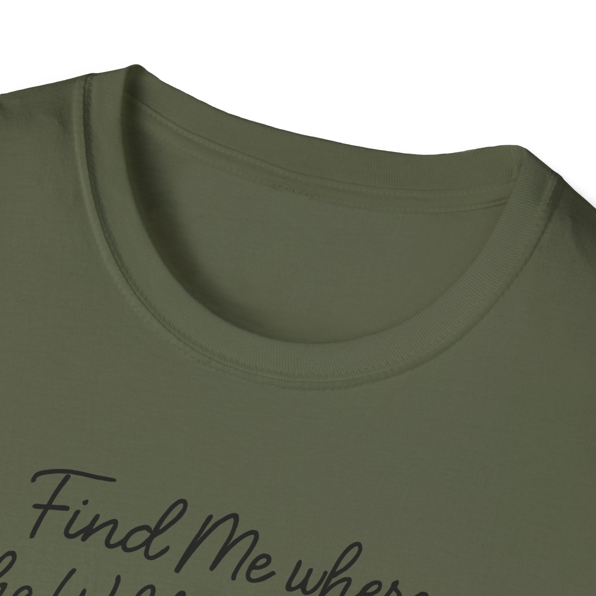 Cursive Chalkboard Writing T-Shirt