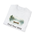Canoe on Calm Lake T-Shirt