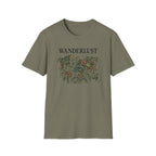 Lush Tropical Floral Scene T-Shirt