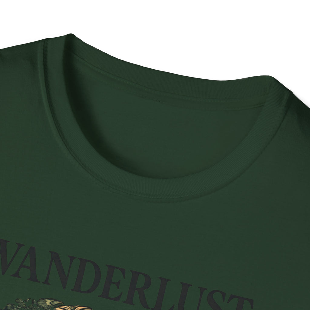 Lush Tropical Floral Scene T-Shirt