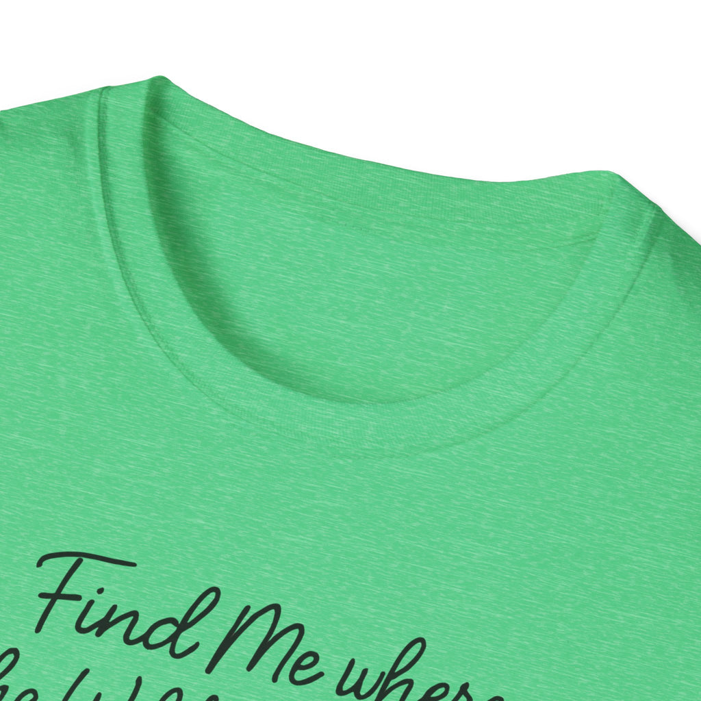 Cursive Chalkboard Writing T-Shirt