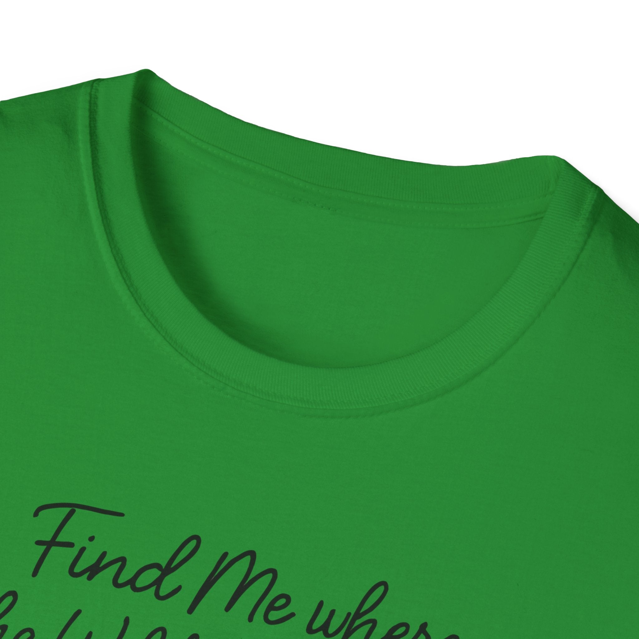 Cursive Chalkboard Writing T-Shirt
