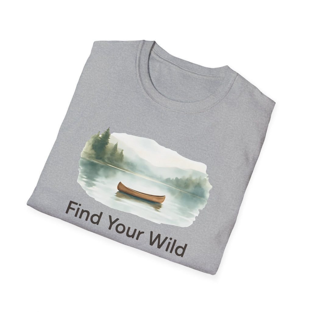 Canoe on Calm Lake T-Shirt
