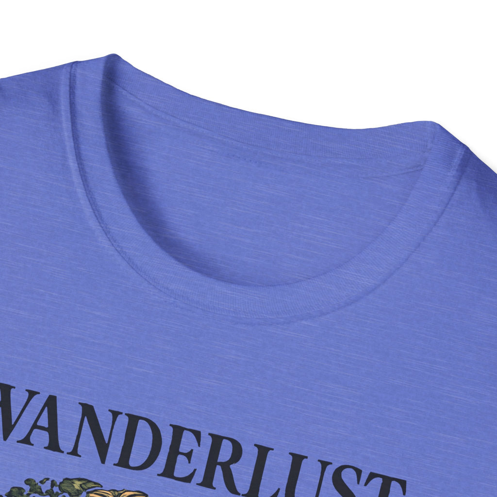 Lush Tropical Floral Scene T-Shirt