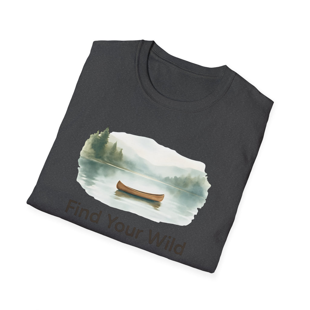 Canoe on Calm Lake T-Shirt