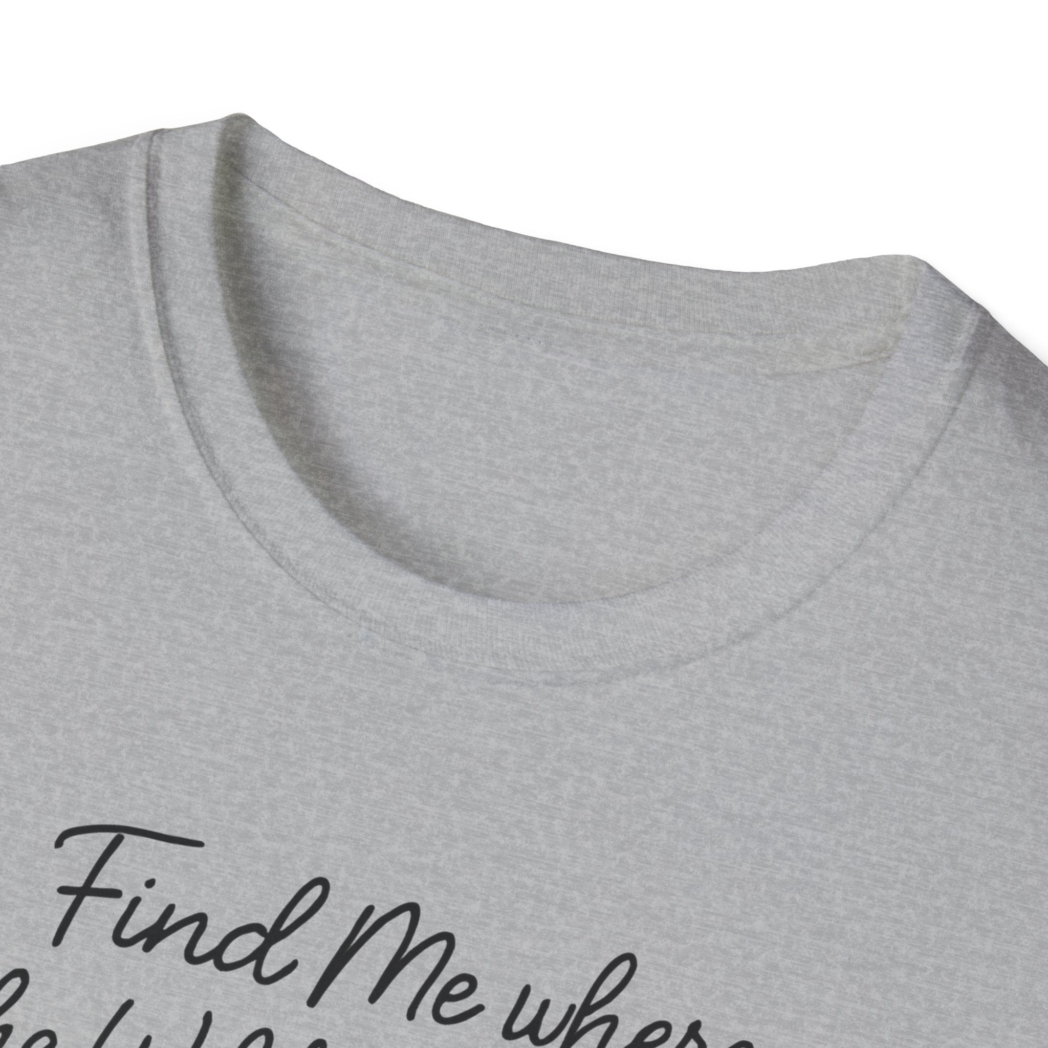 Cursive Chalkboard Writing T-Shirt